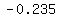 -0.235+