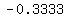 -0.3333