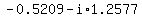 -0.5209-i%2A1.2577