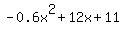 -0.6x%5E2%2B12x%2B11