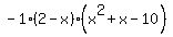 -1%282-x%29%28x%5E2%2Bx-10%29