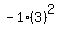 -1%283%29%5E2