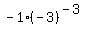 -1%2A%28-3%29%5E%28-3%29