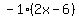-1%2A%282x-6%29