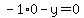 -1%2A0-y=0