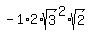 -1%2A2%2Asqrt%283%29%5E2%2Asqrt%282%29