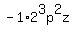 -1%2A2%5E3p%5E2z