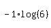 -1%2Alog%28%286%29%29