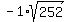 -1%2Asqrt%28252%29