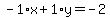 -1%2Ax%2B1%2Ay=-2