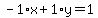 -1%2Ax%2B1%2Ay=1