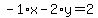 -1%2Ax-2%2Ay=2