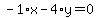 -1%2Ax-4%2Ay=0