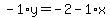 -1%2Ay=-2-1%2Ax