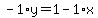 -1%2Ay=1-1%2Ax