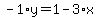 -1%2Ay=1-3%2Ax