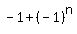 -1%2B%28-1%29%5En