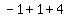 -1%2B1%2B4