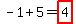 -1%2B5=highlight%284%29