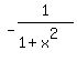-1%2F%281%2Bx%5E2%29