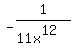 -1%2F%2811x%5E12%29