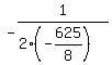 -1%2F%282%28-625%2F8%29%29