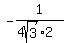 -1%2F%284sqrt%283%29%2A2%29