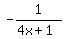 -1%2F%284x%2B1%29