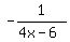 -1%2F%284x-6%29