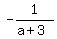 -1%2F%28a%2B3%29