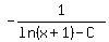 -1%2F%28ln%28x%2B1%29-C%29