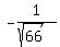 -1%2F%28sqrt%2866%29%29