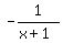 -1%2F%28x%2B1%29