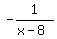 -1%2F%28x-8%29