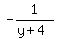 -1%2F%28y%2B4%29