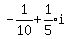 -1%2F10%2Bexpr%281%2F5%29i