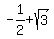 -1%2F2+%2B+sqrt%283%29