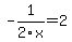 -1%2F2x=2