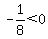 -1%2F8%3C0