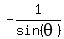 -1%2Fsin%28theta%29