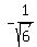 -1%2Fsqrt%286%29