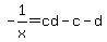 -1%2Fx=cd-c-d