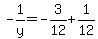 -1%2Fy=-3%2F12%2B1%2F12