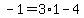 -1=3%2A1-4