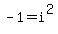 -1=i%5E2