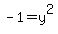 -1=y%5E2