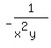 -1+%2F%28x%5E2y%29