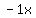 -1+x
