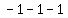 -1-1-1