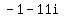 -1-11i